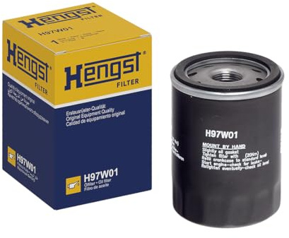 HENGST - Ölfilter H97W01 - Öl-Anschraubfilter für KFZ | Hochwertiger Motorölfilter für KFZ mit Otto- oder Dieselmotor - Robuster Ölfilter mit hoher Schmutzaufnahmefähigkeit