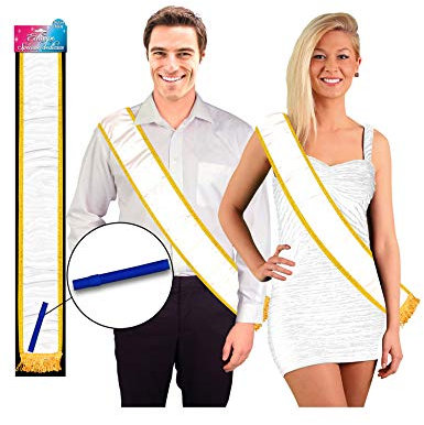 Banda de Miss/Mister personalizable