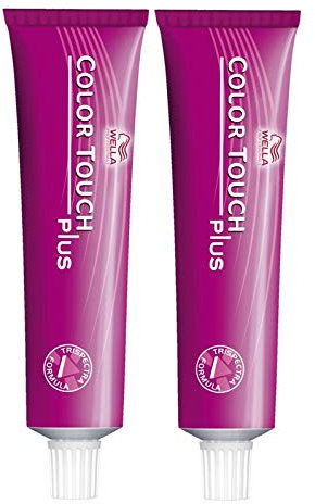 Wella Color Touch Plus 55/ 03 hellbraun intensiv natur-gold, 2er Pack, (2x 60 ml)