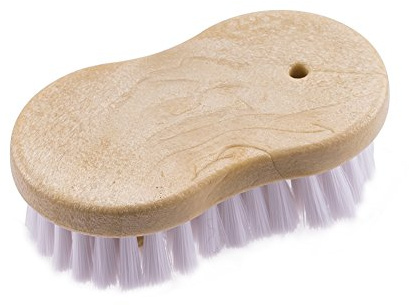 Jacarlife Economy Reinigungsbürste, strapazierfähig, mit weichem Griff (Erdnussform), für die Reinigung von Polstern, Innenräumen, Möbeln, Couch, Sofa, Stiefel etc.