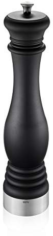 GEFU Salz- oder Pfeffermühle Flavio mit Verstellbarem Keramikmahlwerk - Gewürzmühle - Holz - Manuell - Größe L