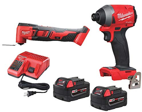 Milwaukee 2853-22MT M18 FUEL Brushless Impact Driver and Multi-Tool Combo Kit