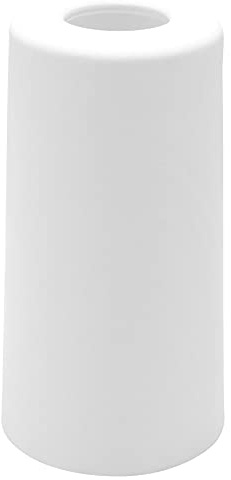 WAGNER Tope para la Puerta para el Suelo Grande, Protector de Pared - VULCANO - Retro -Ø 40 x 73 mm, Goma Maciza de Alta Calidad, Blanco, para Atornillar - 15207321