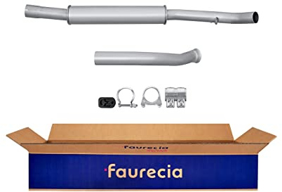 HELLA 8LC 366 025-081 Mittelschalldämpfer - Easy2Fit® Kit - mitte - zweiteilig - Set mit Anbauteilen