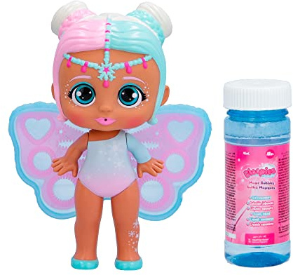 BLOOPIES Magic Bubbles Clodett, Sammlerfeenpuppe, die Wasser spritzt und mit ihren Flügeln, Bad und Wasserspielzeug magische Blasen Macht, für Mädchen und Jungen ab 18 Monaten