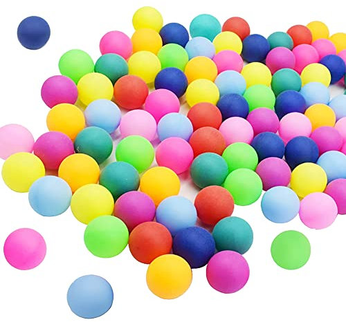 ccHuDE 25 Stück 40 mm farbige Tischtennisbälle Tischtennisbälle Beer Pong Bälle Training Ping Pong Ball Unterhaltung Tischtennisball für Spiel