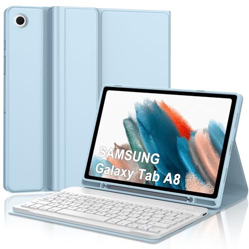 Funda Teclado para Samsung Galaxy Tab A8 10.5 2022/2021 SM-X200/X205/X207