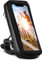 moex Fahrrad Handyhalterung kompatibel mit Samsung Galaxy S23 Ultra - Lenkertasche mit Sichtfenster, neig- und drehbar, Lenker Halterung wasserdicht, Schwarz