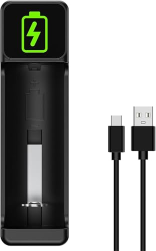 TAVT 21700 Akku Ladegerät für 18650 10440 14500 16340 20700 26650 17650 17670 18350 26700 14650 16650 17500 22700 18490 18500, AA, AAA, AAA wiederaufladbare Batterien