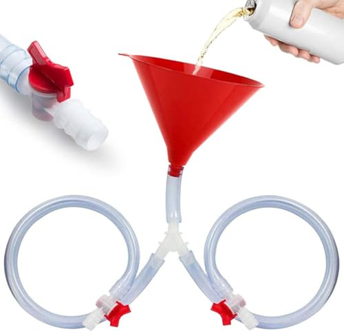 YOYEAH Beer Funnel con Tubo - Doppio Imbuto per Bere - Beer Funnel per Festival e Feste - Funnel Beer Bong - Large Drinking Funnel per alcolici - Beer Funnel con Tubo