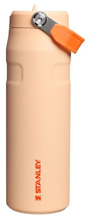 Stanley 1913 Flip Straw Sports Water Bottle 0.7L - Orange Sherbet | 10 Hours Cold - 3 Days Iced - BPA-Free - Leak Resistant - Dishwasher Safe - Fits Cup Holder