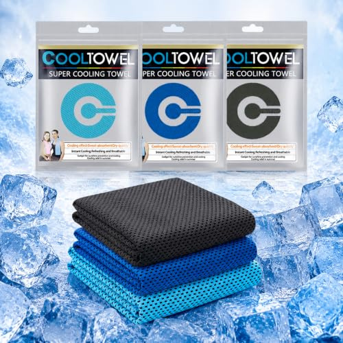 Lot de 3 Serviette Rafraichissante en Microfibre