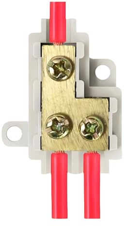 Sharplace Kupfer Verbindungsklemme Y-typ Steckverbinder Drahtterminal Anschlussstück aus Messing für Schnelle Verkabelung für Hausprojekte Automobil Elektrischer Schaltkreis, 0612 Spleißbar, 1-6mm2