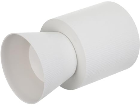 TOPBATHY Maceta de Resina Color Claro para Plantas de Interior y Exterior Diseño Moderno Tipo Trofeo, Resistente al Clima y Fácil de Limpiar para Jardín y Mesas