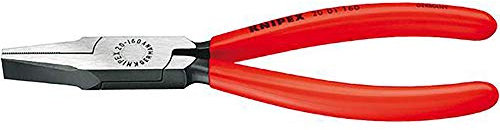 KNIPEX 20 01 140 Elektronik- u. Feinmechanik Flachzange Gerade Chrom-Vanadium Elektrostahl 140mm