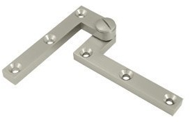 Deltana PH60U15 4 3/8 x 5/8 x 1 7/8 Hinge, Satin Nickel Finish