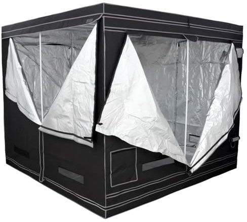 Weedness Hydro Shoot Growbox Set 240x240x200 - Growing Tent Growing Cabinet Grow Tent Growing Box Growing Tent Homebox Lightproof