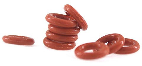 W-Nuanjun-shark NJ-Spring, O-Ring-Dichtung Red Silicon 2mm Stärke O-Ring-Dichtung Dichtung 6/7/8/9/10/11/12/13/14/15 mm OD VMQ Gute Elastizität O-Ring-Dichtungen (Farbe : 50pcs, Größe : 14x10x2mm)