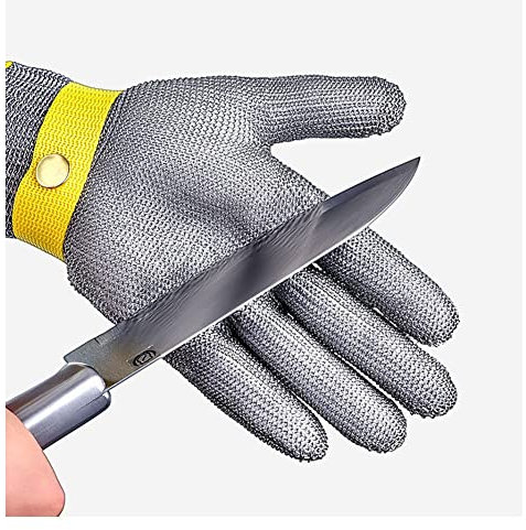 AGYH Anti-cut Gloves Anti-cutting Gloves For Kitchen Restaurant, Food Safety Chef Safety Work Gloves, Unisex Cut Resistant Gloves (Size : 1PCS/XXL)
