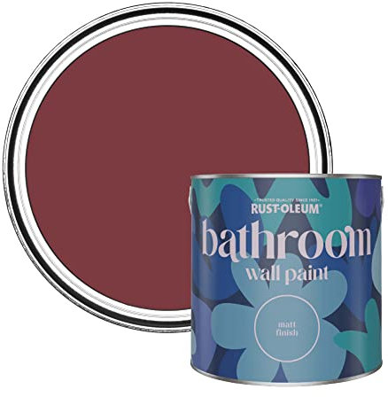 Rust-Oleum Pink Water-Resistant Bathroom Wall & Ceiling Paint - Salmon 2.5L