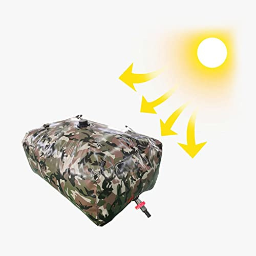 Vescica di stoccaggio dell'acqua pieghevole di grande capacità Serbatoi di emergenza di grande capacità Acqua piovana da costruzione portatile, antincendio estraibile ( Size : 2*1.5*1m/3000L/792gallon