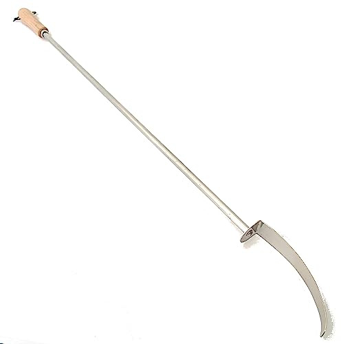 Pizza Oven Hook Rake Tool | Coal Ember Hook Rake Tool | Wood Burning Oven Tools | Tuscan Grill Tool | Pizza Oven Accessories | Fireside | Fireplace | Pizza Oven | Outdoor Fire | WFO |Fireplace Tool