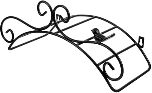 POPETPOP Garden Hose Storage Holder Wall-Mounted Organizer for Easy Access for Garden Garage and Shed Chic Design Sturdy Construction Measures