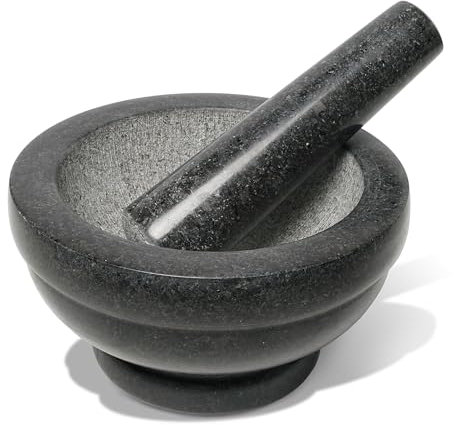 wenco 555876 - Mortero de gres, color gris