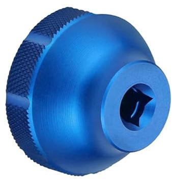 HAPPOW BBT-69.2 Bottom Bracket Removal Tool –16-Notch 44mm 3/8 Drive for Bicycle Tools and Repair Equipment, Park Tool Compatible, Pedal Wrench and Lockring Removal（Blue）