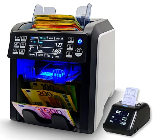 BEITZ BS-950A | Novità 2025 | Contatore di denaro, contatore di valore, contatore di banconote miste, contatore di denaro, contatore di denaro per banconote | contatore di denaro | (BS-950A +