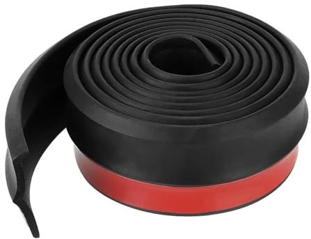 Labbro Paraurti Anteriore Spoiler Anteriori Auto Universali 60mm Larghezza Striscia Gomma 2.5M Paraurti Anteriore Auto Labbro Modanature Esterne Protezione Gonna Labbra Auto