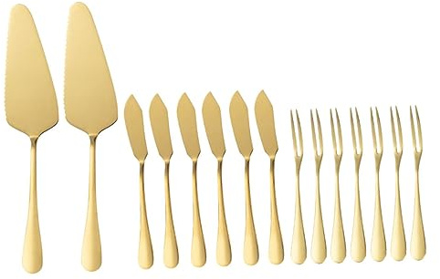 Sosoport Pelle à Gâteau Ustensile De Cuisine Séparateur De Fromage Trancheuse à Fromage Fourchette Spatule Acier Inoxydable Outil De Cuisson