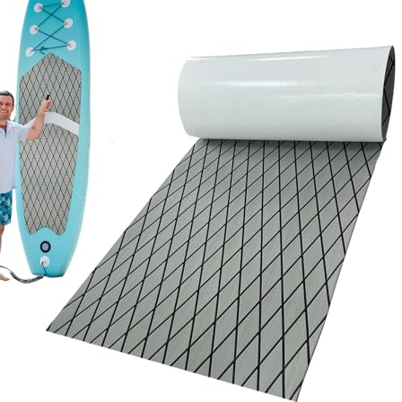 Pavimentazione in schiuma per barche – Foglio per rivestimento in EVA 240x45 cm, tappetino marino antiscivolo, materassino | per pontone, kayak, tavola da surf, skateboard, cabina per rimorch