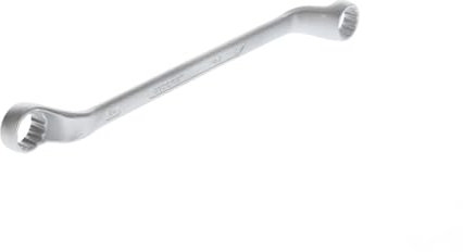 GEDORE Llave de doble anillo, Ancho de llave 22+24 mm, Acodada, En ángulo de 5°, Fina, De doce cantos, Perfil UD, Llave, 2 22X24