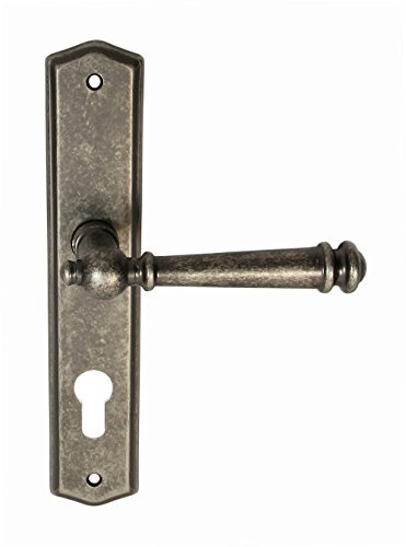 Messing Türbeschlag Kos LS PZ Antik - Iron Türdrücker Türklinke Türgriffe