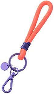 Gift Company Metropolitan Neo Schlüsselanhänger, orange/lila, mit Karabiner
