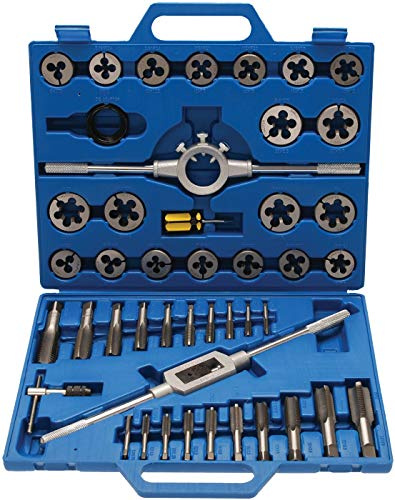 COFFRET JEU DE TARAUDS EN POUCES DE 1/4 à 1 POUCE PAS UNC et UNF