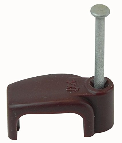 G-MA Kabelclip, braun, 6 mm, 100 Stück