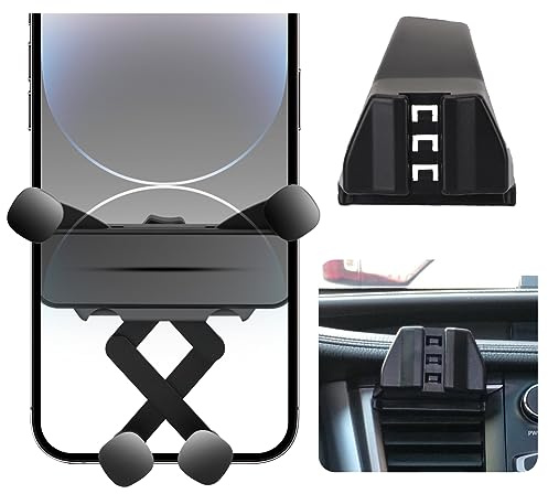 Car Phone Holder for Toyota Highlander Auto Accessories[Special vehicle installation，only For 2014-2019 Highlander，non universal][Auto Lock Hands Free Cell Phone Mount Car fits for All Smartphones]