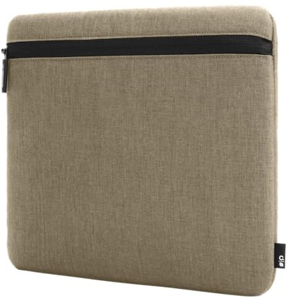 Incase 13-inch Laptop Carry Zip Sleeve - Sea Blue, Polyester, Protecting Laptops During Travel or Transport, Cover for Laptops (Dark Taupe)
