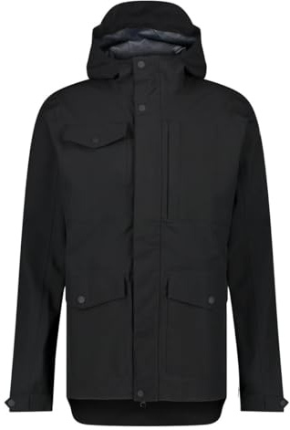 AGU Pocket Regenjacke Urban Outdoor Herren - Schwarz - L, blacks, L