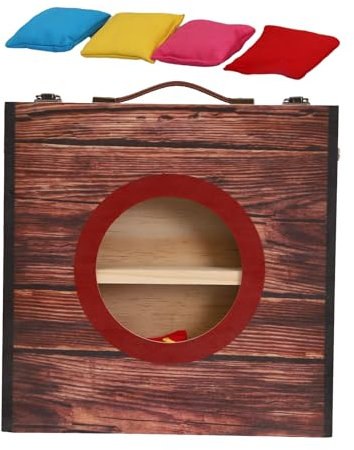XAGMODSHN Cornholes Game Set Mit Faltbaren Brettern Und 4 Bohnensäcke Für Die Unterhaltung Freien Freien Für Die Familie Für Die Familie