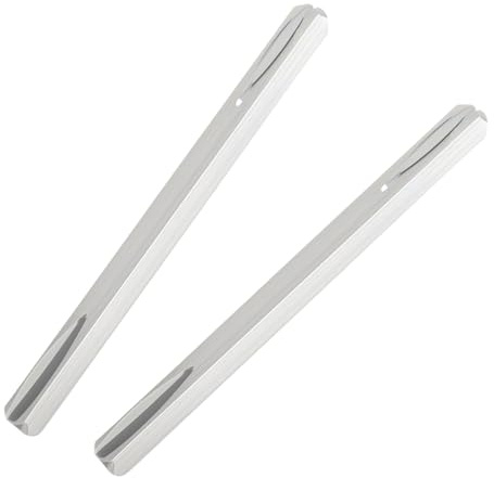 Silkwish 2 perni quadrati da 8 mm x 140 mm per maniglie delle porte – acciaio quadrato per maniglia maniglia maniglia della porta – Targhetta lunga BB/PZ – asta di ricambio per maniglia della porta