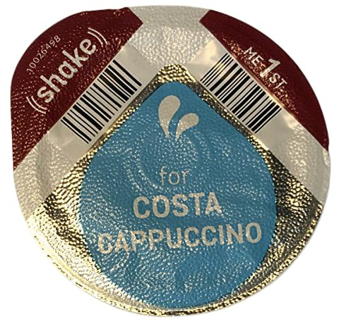 48 x Milk Pods Only Compatible with Tassimo Machines Costa Cappuccino (NO COFFEE PODS)