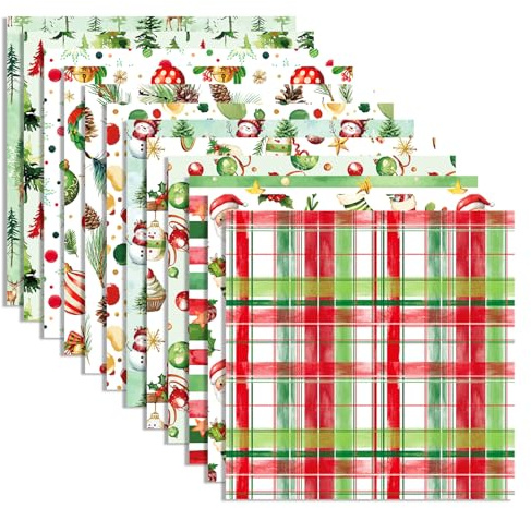 24 Blatt Weihnachts-Scrapbook-Papier, 30, 5 x 30, 5 cm, doppelseitiger Vintage-Karton für DIY-Alben, Tagebücher, Kartengestaltung