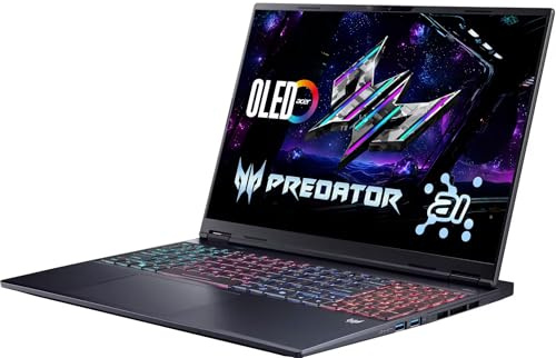acer Predator Helios Neo 16S AI Gaming Laptop • NVIDIA RTX 5070Ti 12GB GDDR7 • 16 2.5K 240Hz OLED Display • Intel Ultra 9 275HX • RGB Backlit KB • 32 GB DDR5 • 2 TB SSD • Win 11 Pro w/Redragon Bundle
