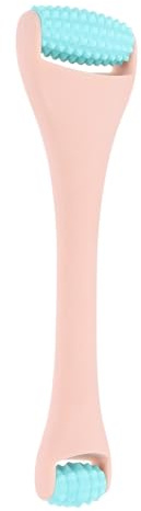 Doppelseitiger Silikon Massage Roller aus Abs, Blau, 1 Stück | Augenroller mit Ergonomischer Form, Kompakt Verstaubar, Leicht zu Reinigen und Bequem Mitzunehmen