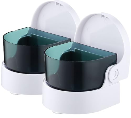 SAFIGLE Mini Detergente per Gioielli Portatile 2 Pezzi, Dispositivo di Pulizia ad Ultrasuoni per Anelli e Metalli, Compatto e Leggero per Uso Domestico e Viaggi