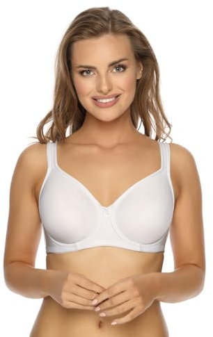VIANIA! 14586 Minimizer Bügel-BH mit gemoldeten Cups Farbe Weiß, Größe:100, Cup:C