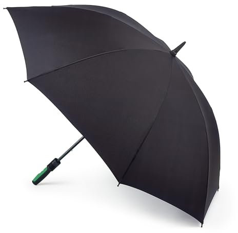 Fulton Cyclone Black Parapluie canne, 100 cm, 1 liters, Noir (Black)